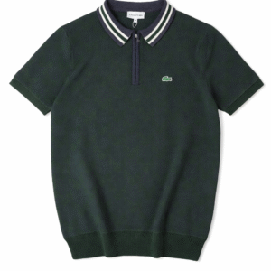 men's classic jacquard polo shirt green