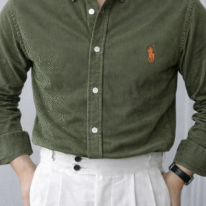 Home rl corduroy shirt white