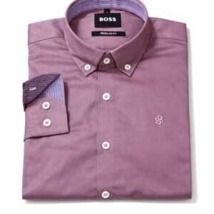 hug* b*ss solid shirt white