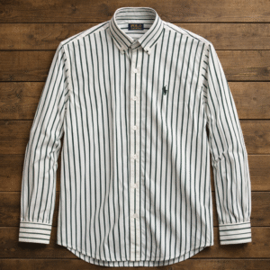 classic stripe shirt sky blue & white