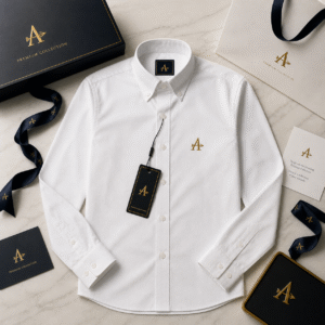 Home arrow solid shirt white