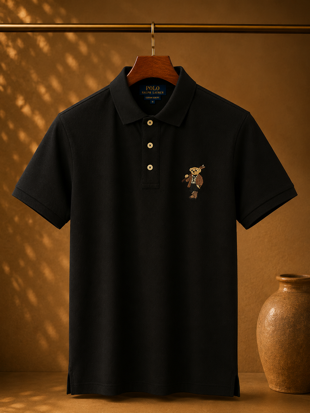 r🔥lph l🔥uren bear polo black(ps 04) r🔥lph l🔥uren bear polo black(ps 04)