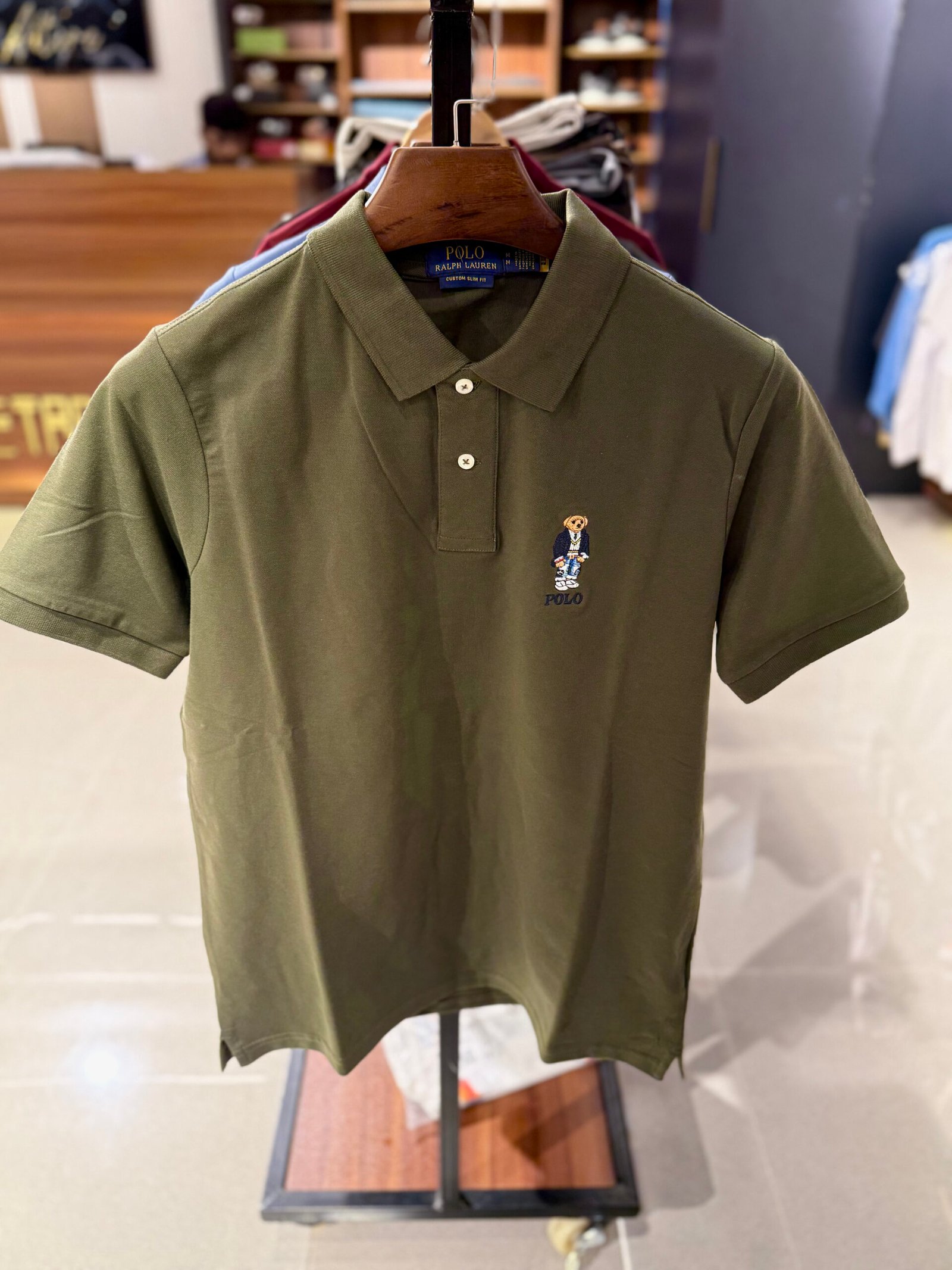 r🔥lph l🔥uren bear polo olive r🔥lph l🔥uren bear polo olive