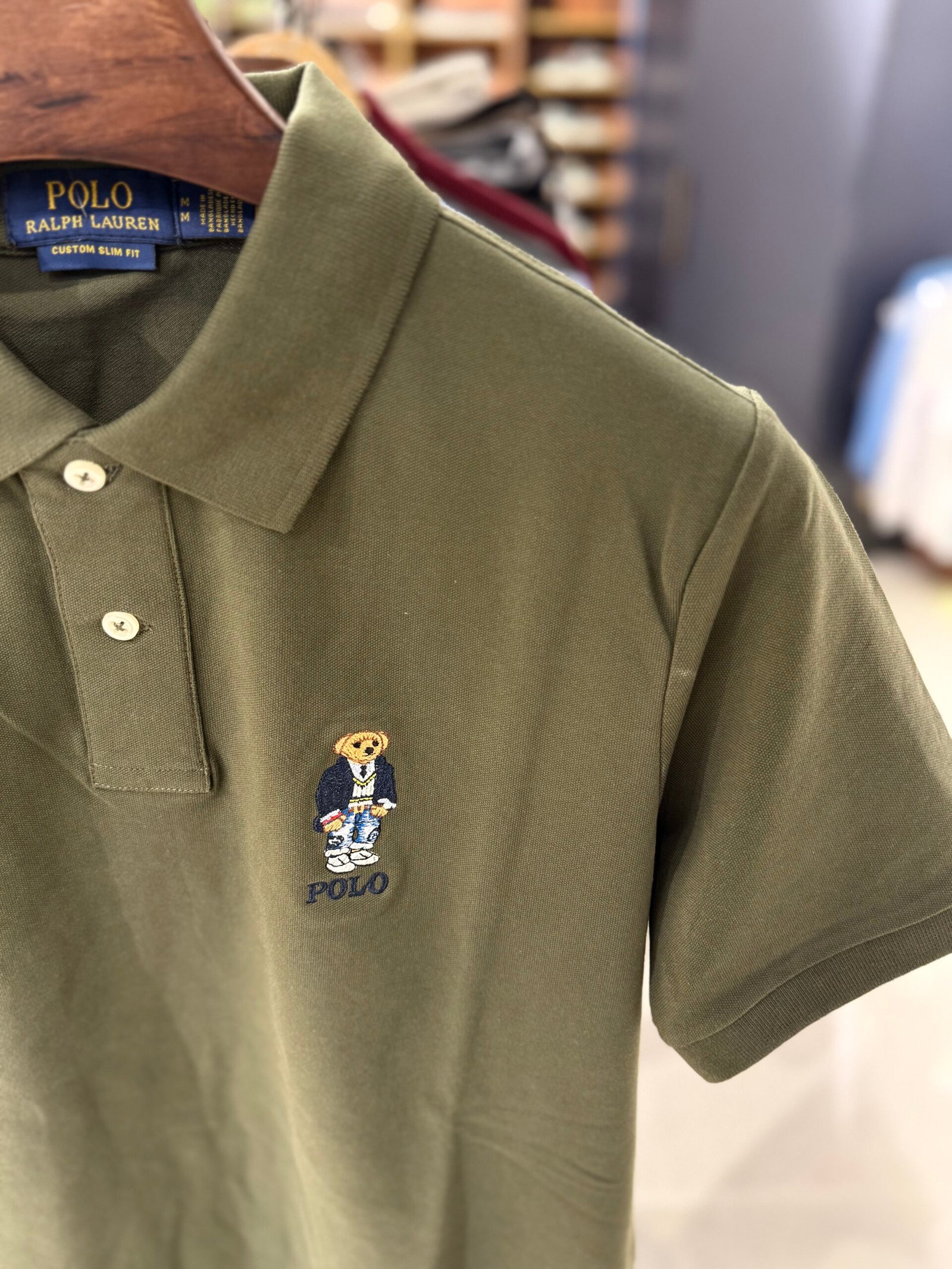 r🔥lph l🔥uren bear polo olive r🔥lph l🔥uren bear polo olive