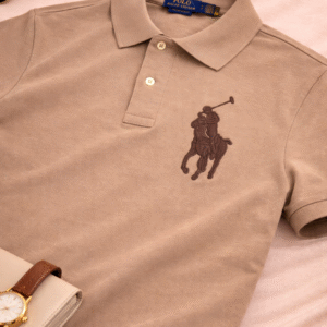 r🔥lph l🔥uren leather patch polo olive (copy)