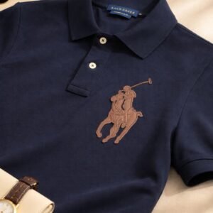 r🔥lph l🔥uren leather polo sky blue (copy)