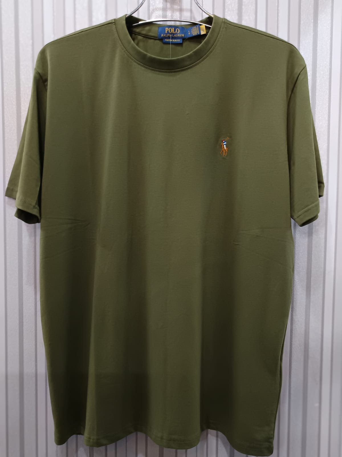 r🔥lph l🔥uren solid t shirt olive r🔥lph l🔥uren solid t shirt olive