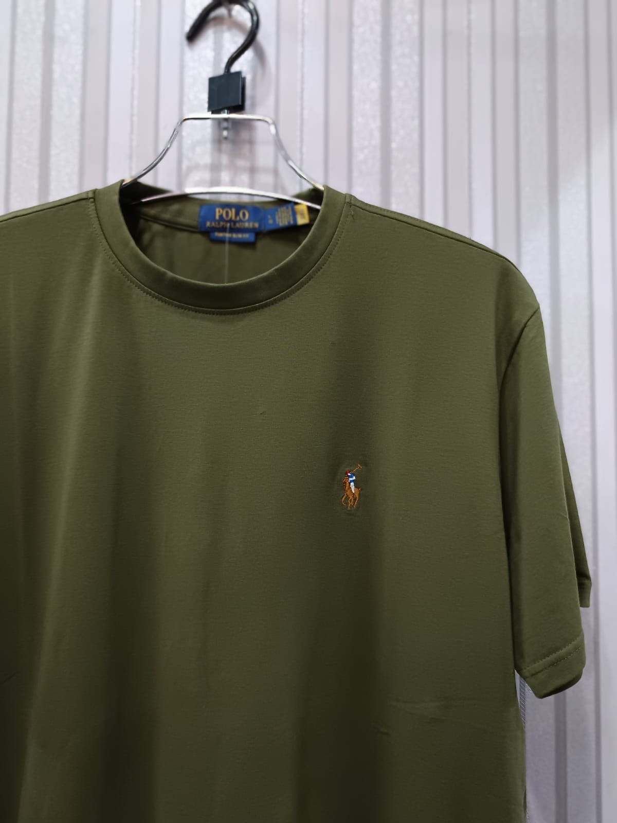 r🔥lph l🔥uren solid t shirt olive r🔥lph l🔥uren solid t shirt olive