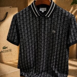 lš„coste all over print polo black(ps 15)