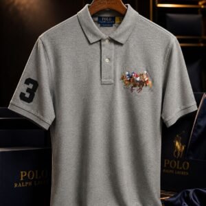 premium men's pony polo