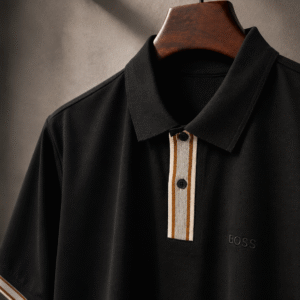 classic men's polo t shirt black ps 21