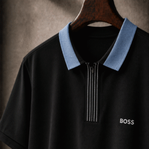 classic men's polo t shirt black ps 17 (copy)