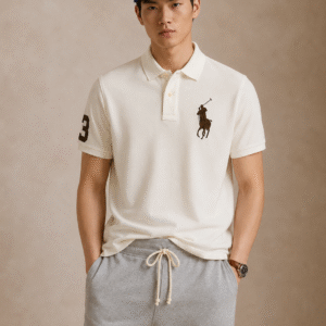 classic men's polo t shirt white ps 22
