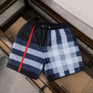 men’s checkered summer shorts black