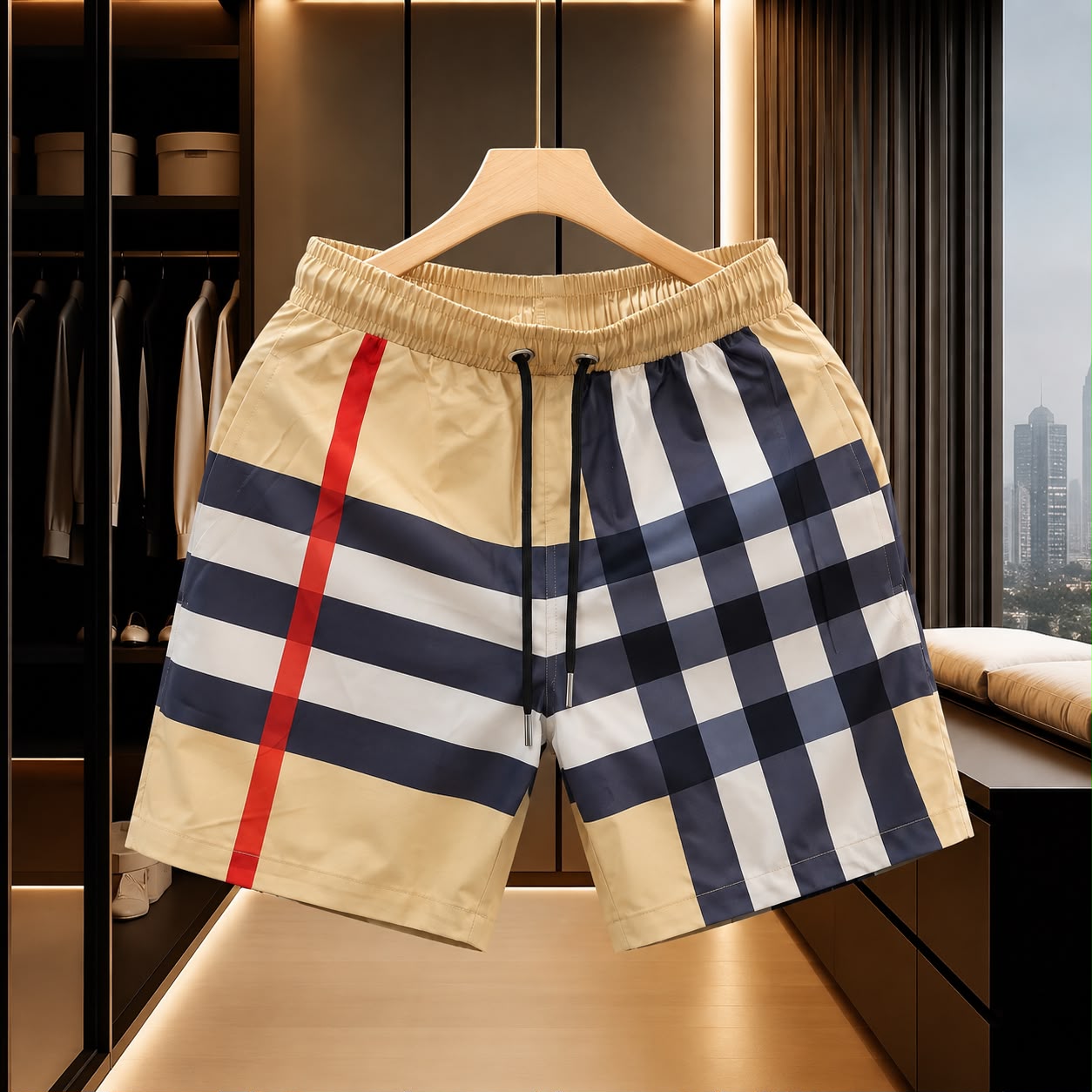men’s checkered summer shorts black men’s checkered summer shorts black
