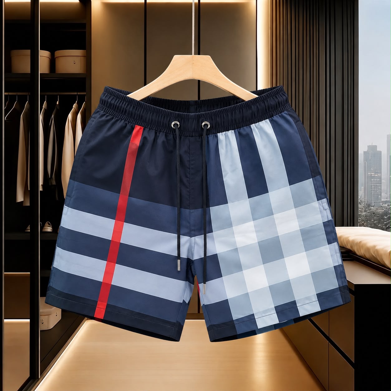 men’s checkered summer shorts black men’s checkered summer shorts black