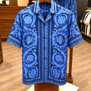 premium printed cuban collar shirt gold hs 24 (copy)